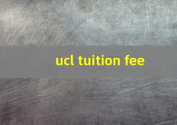 ucl tuition fee